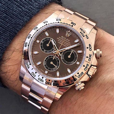 Rolex Daytona Rose Gold Chocolate Dial 